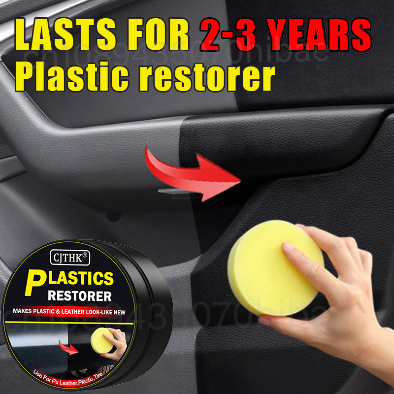 Leather Cleaner Interior - Odnawiacz plastiku samochodowego, przywracający czarny połysk,